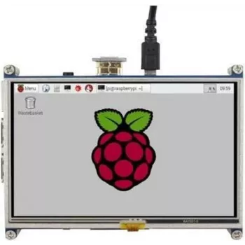 Joy-it RB-LCD5 5 inch Raspberry Pi Touchscreen Display Module with Resistive Touch, 800x480, HDMI Interface