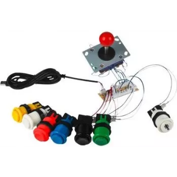 JOY-IT RBT DIY Encoder USB Arcade Controller Board for DIY Arcade Cabinets and Fight Sticks (SBC-ZDE)