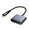 Joyroom Adapter DAC 2-in-1 Lightning to Lightning/Lightning, 60W, 0.12m, Black (JR-SY-L02)