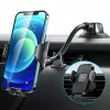Joyroom Car Phone Holder with Flexible Arm for Dashboard Window Black