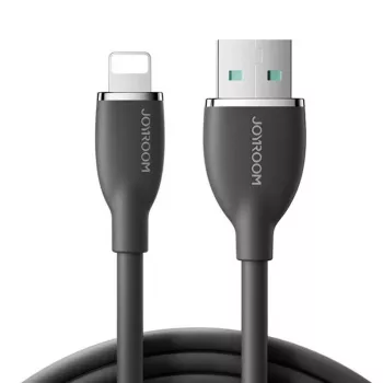 JOYROOM Colorful Series USB-A to Lightning Cable 1.2m Black SA29-AL3