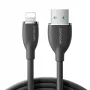 JOYROOM Colorful Series USB-A to Lightning Cable 1.2m Black SA29-AL3