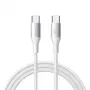 JOYROOM Flash Series USB-C to USB-C Cable A28, 60W, 480 Mbps, 2m, White (S-A28-CCW2)