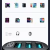 Joyroom JR-CCD03 Car Charger with Digital Display, 3x USB-A, 17W, 3.4A, Black
