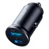 Joyroom JR-CCN05 Mini Car Charger 30W USB-A USB-C Black