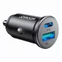 Joyroom JR-CCN05 Mini Car Charger 30W USB-A USB-C Black
