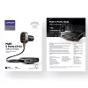 Joyroom JR-CL03 5-in-1 Car Charger, 31W, 5 USB-A Ports, Black