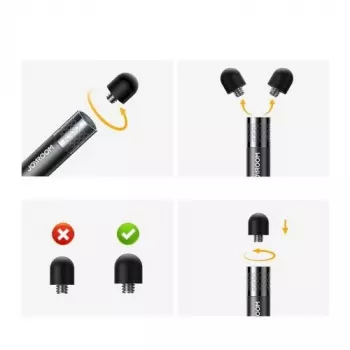 JOYROOM JR-DR01 Active Capacitive Stylus Pen for Touchscreen, Black (JR-DR01-BLK-2)