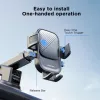 Joyroom JR-OK6 Car Phone Holder Mount - Dashboard & Windshield Suction Cup - Universal for 4.7-7.2 inch Smartphones - 360° Rotation - Black