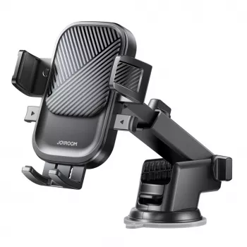 Joyroom JR-OK6 Car Phone Holder Mount - Dashboard & Windshield Suction Cup - Universal for 4.7-7.2 inch Smartphones - 360° Rotation - Black