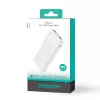 Joyroom JR-PBF12 Power Bank 10000mAh 2.4A Dual USB-A USB-C White