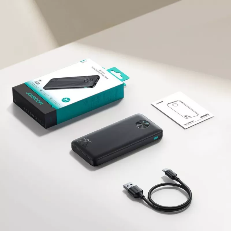 Joyroom JR-PBF15 Power Bank 10000mAh USB-C USB-A 22.5W Black