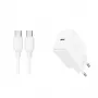 JOYROOM JR-TCF20 20W USB-C Wall Charger with USB-C to USB-C Cable (1m)