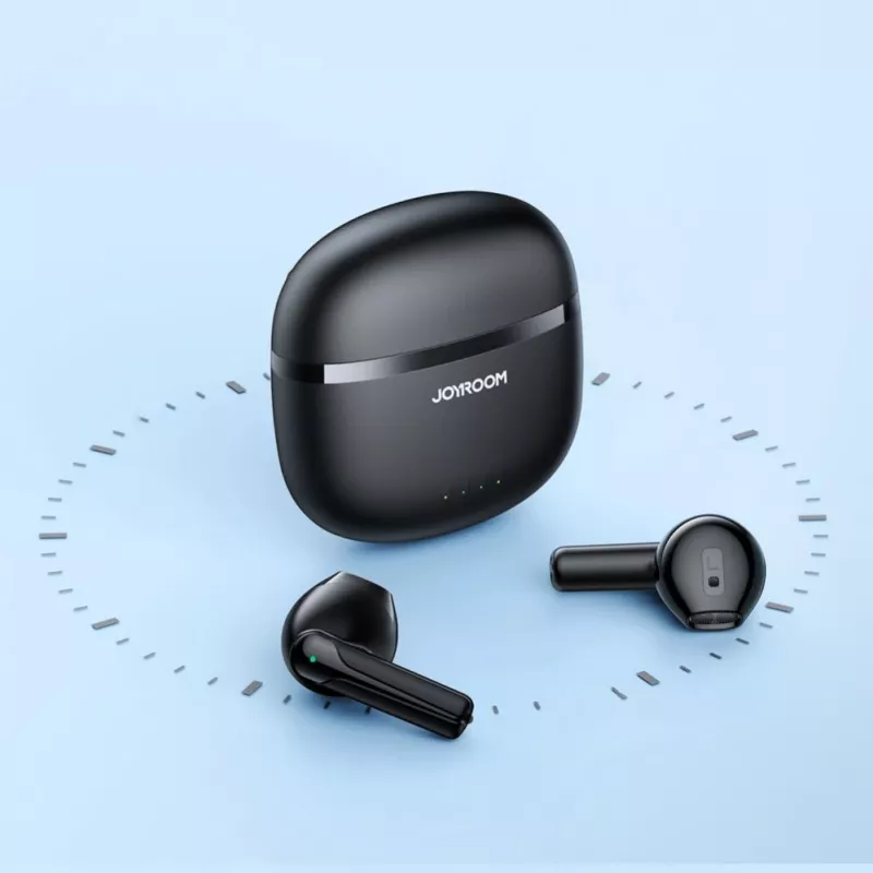 JOYROOM JR-TL11 True Wireless Earbuds with ENC, IPX4, Bluetooth 5.3, Touch Control, Black