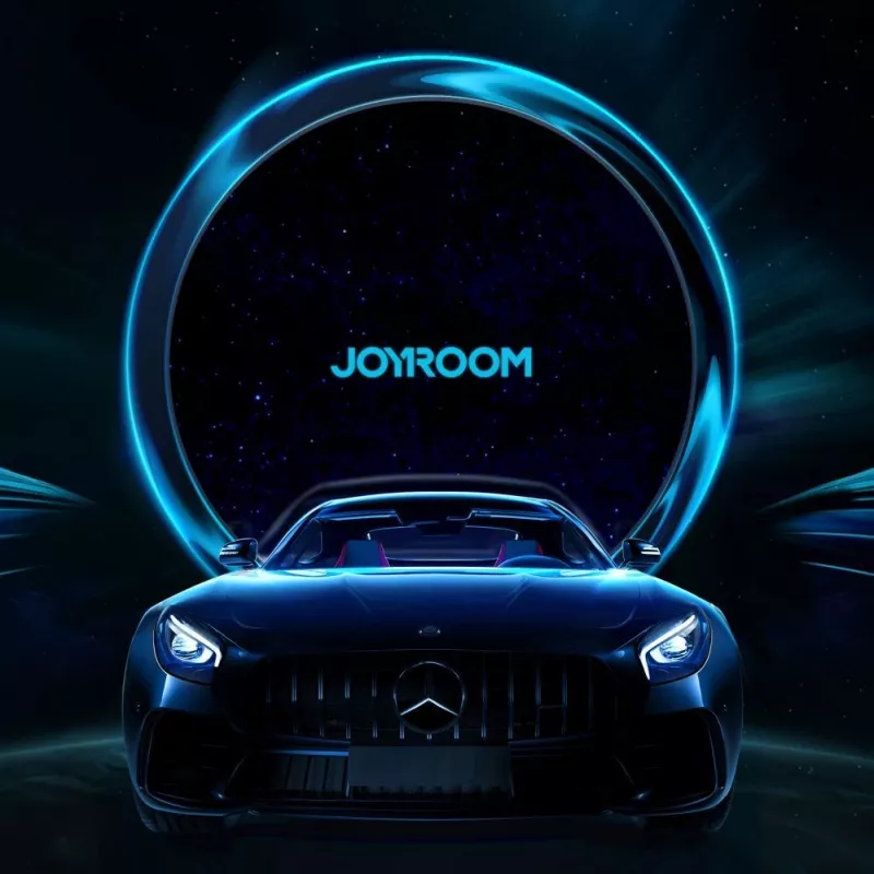 JOYROOM JR-ZS291 Car Phone Holder with 15W Qi Wireless Charger, MagSafe Compatible, Air Vent Mount, Black