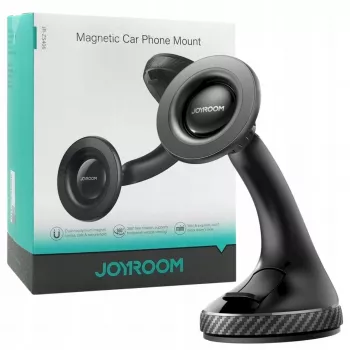 JOYROOM JR-ZS406-BLK Magnetic Windshield Car Mount Holder, 360° Rotation, Black
