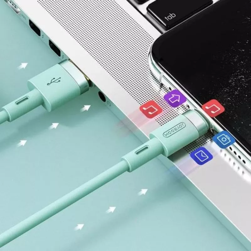 Joyroom Lightning to USB-A Cable 2.4A 1.2m Black (S-1224N2)