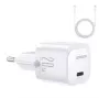 Joyroom Mini USB-C Charger 20W PD with USB-C to Lightning Cable - White JR-TCF02