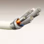 JOYROOM S-A53 USB-A to USB-C Cable with Fluorescent Tip 1.2m Beige