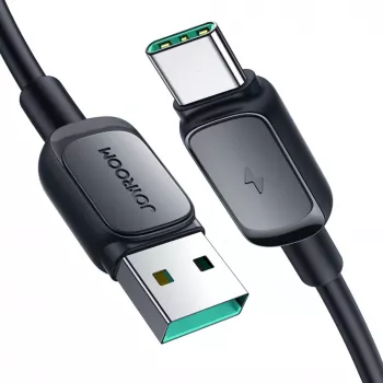 JOYROOM S-AC027A141B 1.2m USB-A to Lightning Braided Cable, Black