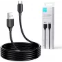 JOYROOM S-UC027A9 USB-A to USB-C Cable 2M Black 3A Fast Charging & Data Sync