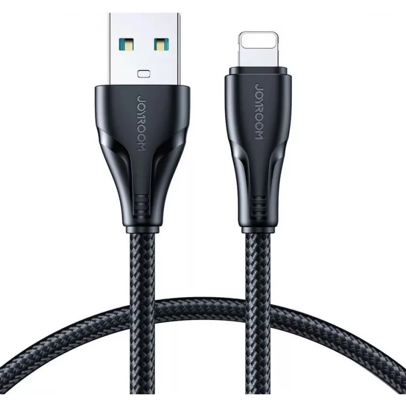 JOYROOM S-UL012A11 USB-A to Lightning Braided Cable 1.2m Black