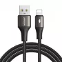 Joyroom SA25-AL3 USB-A to Lightning Cable 1.2m Black 3A Charging & Data Sync