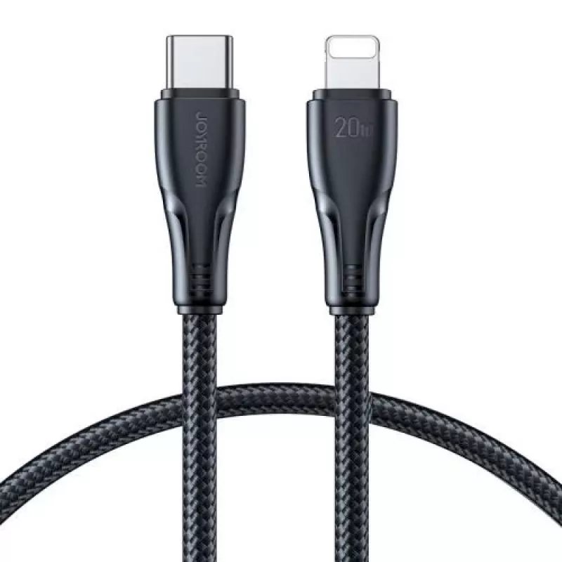 Joyroom Surpass Series USB-C to Lightning Fast Charging and Data Cable 20W PD, 1.2m, Black (S-CL020A11)