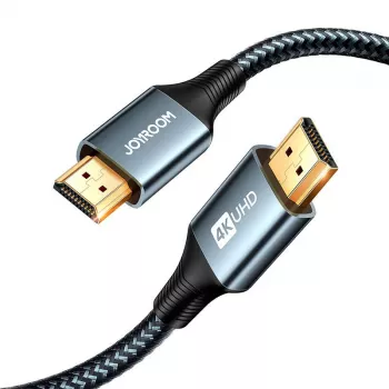 JOYROOM SY-20H1 HDMI 2.0 Cable 2m 4K 60Hz Braided Nylon Gray