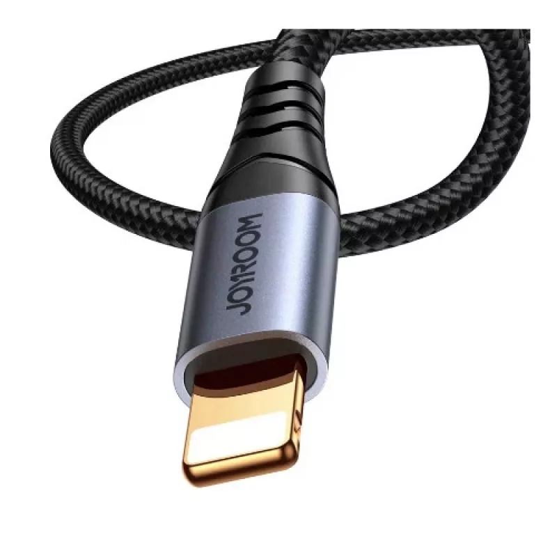 JOYROOM SY-A06 Lightning to 3.5mm Audio Converter Cable, 1.2m, Black