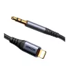 JOYROOM SY-A06 Lightning to 3.5mm Audio Converter Cable, 1.2m, Black
