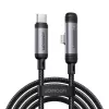 JOYROOM Type-C to Lightning EnjoyX Series 90° Cable A56, 30W, 480Mbps, 1.2m, Black (S-A56)