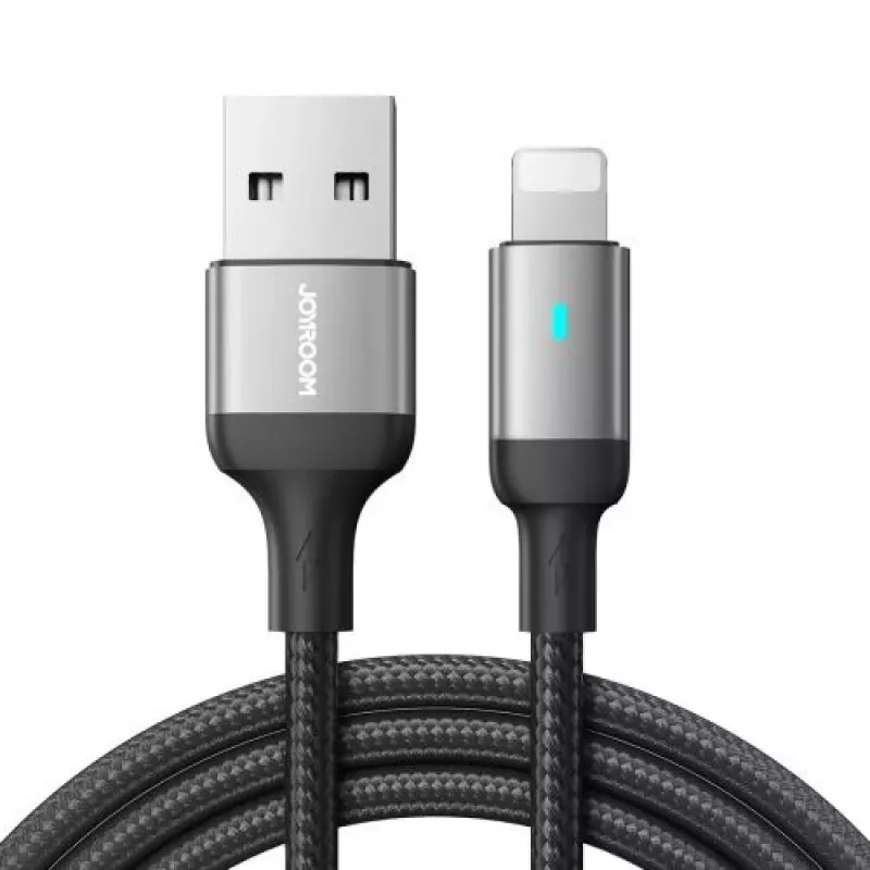 Joyroom USB-A to Lightning Cable, 2.4A, 1.2m, Black (S-UL012A10)