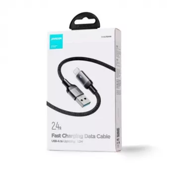 Joyroom USB-A to Lightning Cable, 2.4A, 1.2m, Black (S-UL012A10)