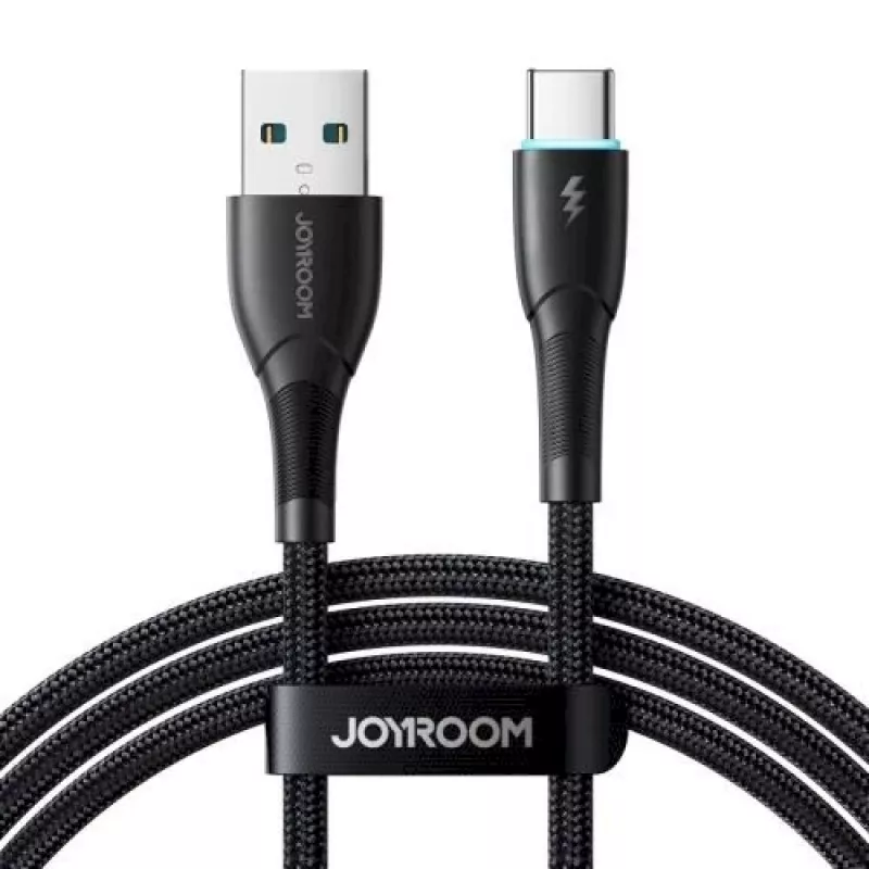 JOYROOM USB-A to USB-C Cable Starry Series, 480 Mbps, 3A, 1m, Black (SA32-AC3)