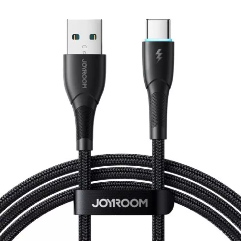 JOYROOM USB-A to USB-C Cable Starry Series, 480 Mbps, 3A, 1m, Black (SA32-AC3)