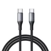 JOYROOM USB-C to USB-C Flash Series Cable A28 60W PD Fast Charging 480Mbps Data Sync 2m Black