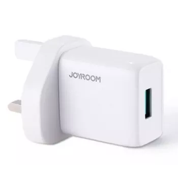 Joyroom USB Wall Charger 2.1A UK Plug (L-1A101) White
