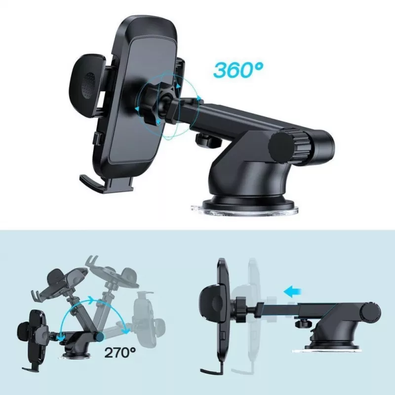 Joyroom Windshield Dashboard Car Mount Holder for 4.7-7 inch Smartphones
