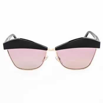 JPLUS Woman JP5076-01 Sunglasses - Acetate Square Frame - UV400 Protection - 58/13/145 mm