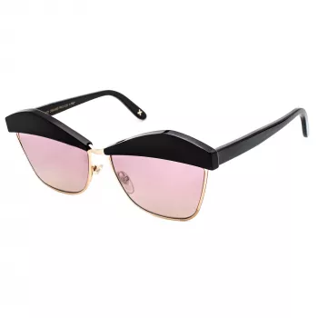 JPLUS Woman JP5076-01 Sunglasses - Acetate Square Frame - UV400 Protection - 58/13/145 mm