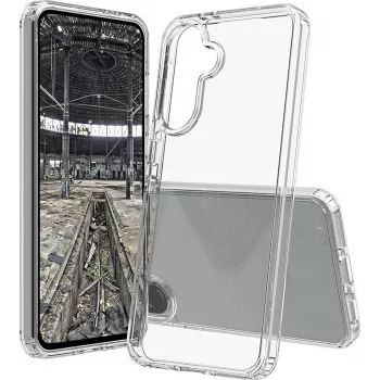 JT Berlin BackCase Pankow Clear for Samsung Galaxy A36 5G - Transparent Shock-Absorbing TPU Cover 11172