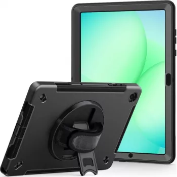 JT Berlin Rugged Kickstand & Handstrap Case for Samsung Galaxy Tab A11+ 2025 Black Bulk 30023