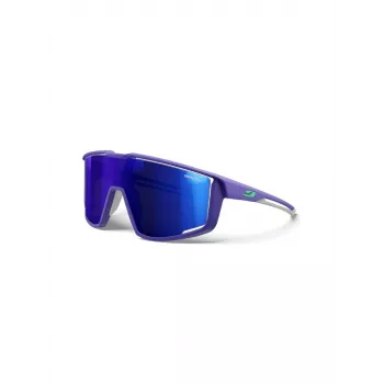 Julbo Fury Sports Sunglasses - Spectron 3CF Category 3, Black Frame, Smoke Flash Lens (M)