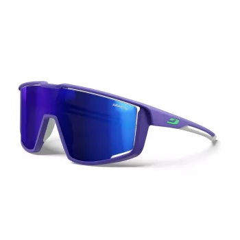 Julbo Fury Sports Sunglasses - Spectron 3CF Category 3, Black Frame, Smoke Flash Lens (M)