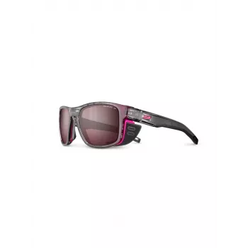 Julbo Shield M Spectron Polarized 3 HD Sunglasses - Grey Translucent/Pink