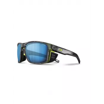Julbo Shield M Sunglasses Ocean Master - Spectron 3CF Lenses, Category 3, Removable Side Shields