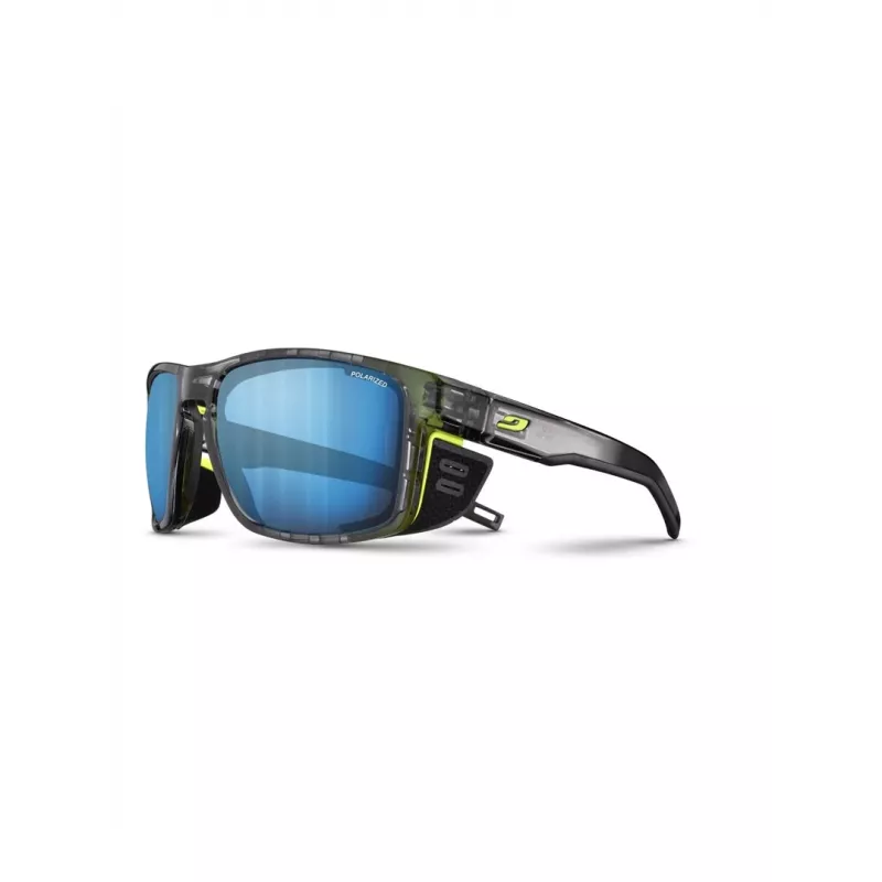 Julbo Shield M Sunglasses Ocean Master - Spectron 3CF Lenses, Category 3, Removable Side Shields