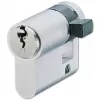 JUNG 28G1 Euro Profile Cylinder - Stainless Steel - 3 Pieces - IP44