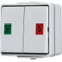 JUNG 639W Push-Button Switch Insert, 1-Pole NO, 10A 250V, White